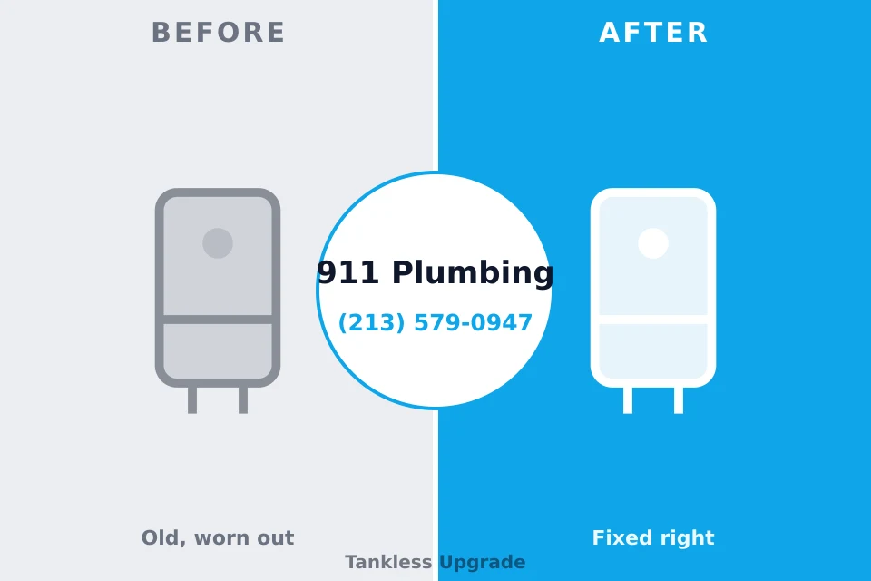 Before and after: plumbing company Gary, IN
